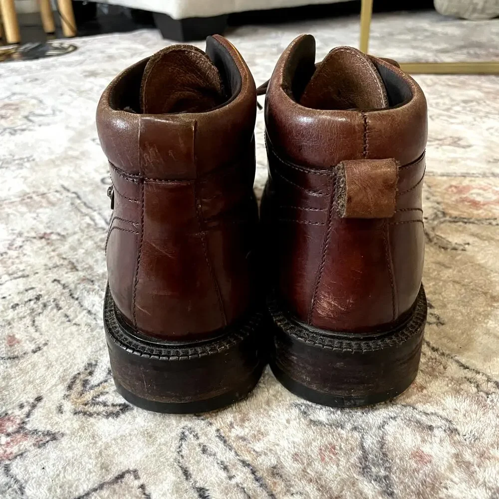 VTG Pelle Pelle Marc Buchanan Y2K Brown Leather Chukka Boots MENS SZ 9 Chunky